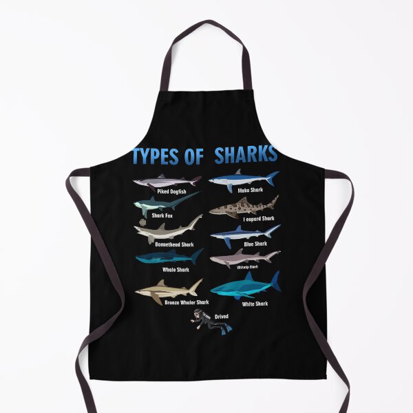 Item preview, Types Of Sharks Educational Colorful Ocean Fish designed and sold by FucaGirl.