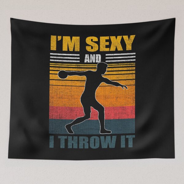 Item preview, Vintage Discus Throw Retro Disc Throwing Medal Sexy Thrower designed and sold by TheAplus.