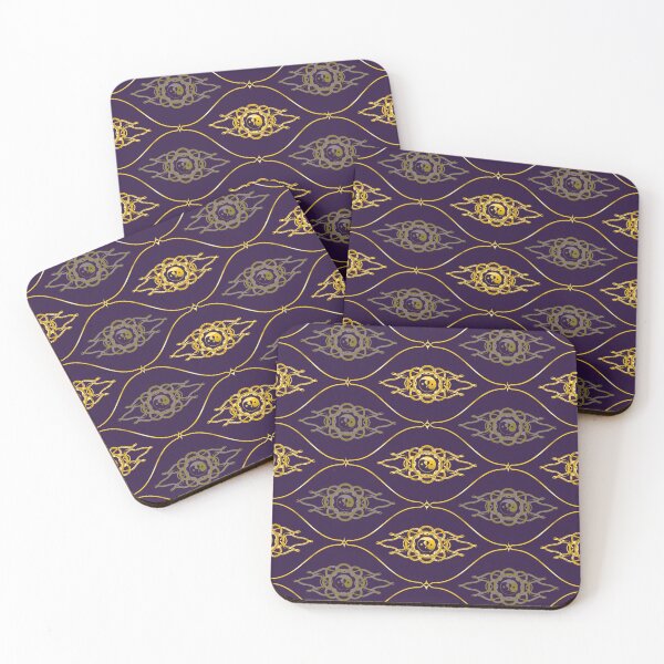 Item preview, Copy of Katy Perry Never Really Over Gold Batik Pattern Purple Background 1 designed and sold by cryaboutitnow.