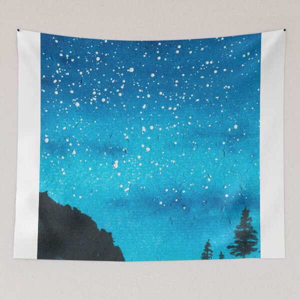Item preview, Starry Mountains designed and sold by galleasstudio.