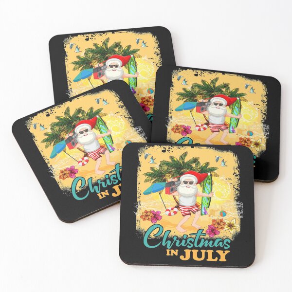 Item preview, Christmas In July Santa Summer Beach Vacation Relax designed and sold by FucaGirl.