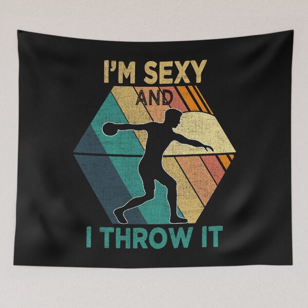 Item preview, Vintage Discus Throw Retro Disc Throwing Medal Sexy Thrower designed and sold by TheAplus.