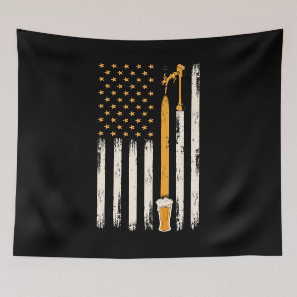 Item preview, Craft Beer American Flag USA Brewery designed and sold by FucaGirl.