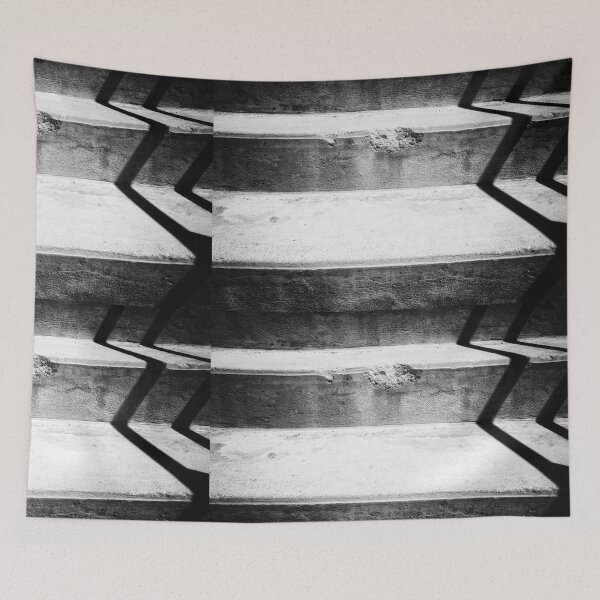 Item preview, Worn Cement Stairs with Chevron Shadows designed and sold by Stephen Orsillo.