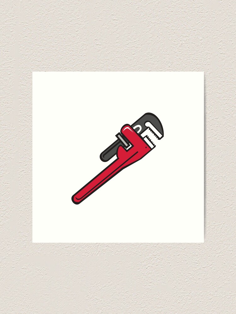 Hand Drawn Sketch of Adjustable Wrench, Plumbing Tool on White Background.  Detailed Vintage Etching Style Drawing Stock Vector - Illustration of  bathroom, engineering: 135167109