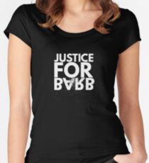Justice For Barb Women's Fitted Scoop T-Shirt