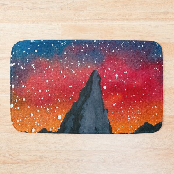 Item preview, Mountain Sunset with Stars designed and sold by galleasstudio.