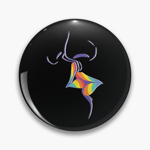 Item preview, Gay Pride Rainbow Kiss Lips designed and sold by DeclanMoss.