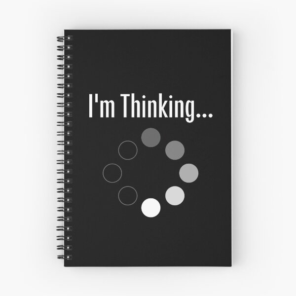 Item preview, Iam thinking - busy thinking - brain freeze designed and sold by For the love of Pixels.