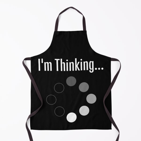 Item preview, Iam thinking - busy thinking - brain freeze designed and sold by For the love of Pixels.