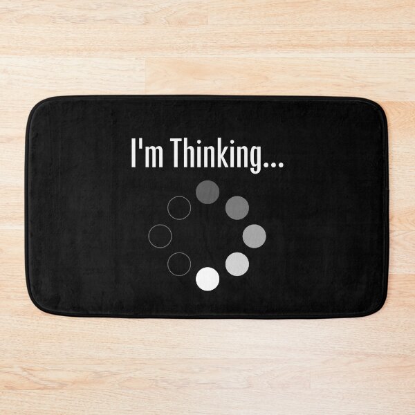 Item preview, Iam thinking - busy thinking - brain freeze designed and sold by For the love of Pixels.