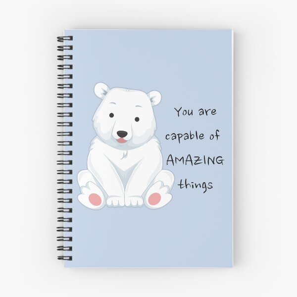 Item preview, Cute Baby Polar Bear Be the best version of you designed and sold by Imakeyouhappy.