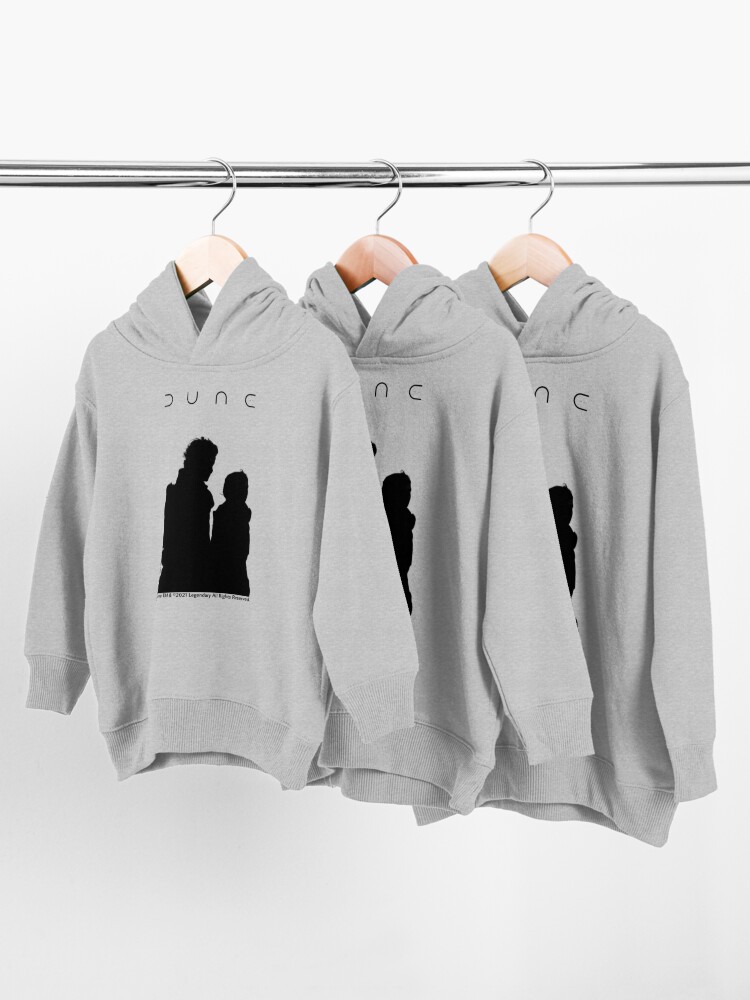 Alternate view of Dune Silhouette Art Toddler Pullover Hoodie