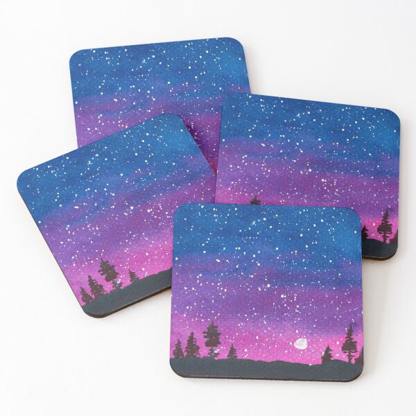 Item preview, Night Sky with the Moon designed and sold by galleasstudio.