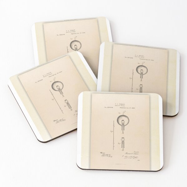 Item preview, Light Bulb Chart Patent designed and sold by culturestash.