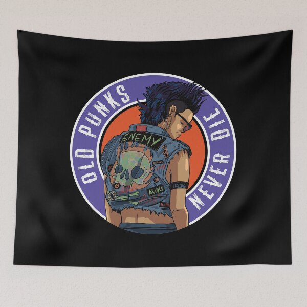 Item preview, Old Punks Never Die designed and sold by Rhu Creations.