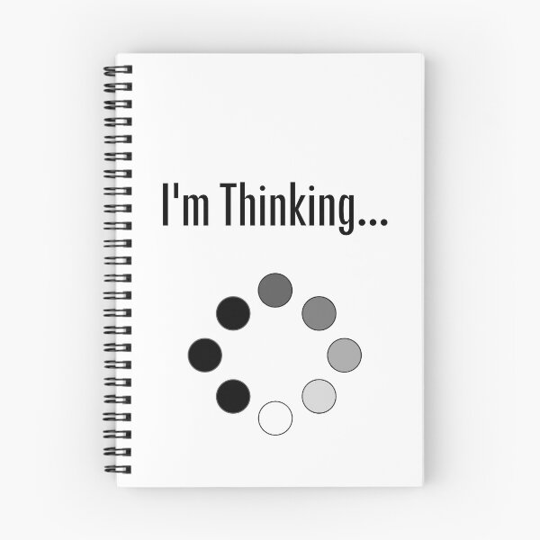 Item preview, Iam thinking - busy thinking - brain freeze designed and sold by For the love of Pixels.