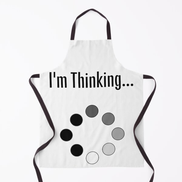 Item preview, Iam thinking - busy thinking - brain freeze designed and sold by For the love of Pixels.