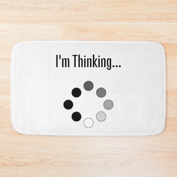 Item preview, Iam thinking - busy thinking - brain freeze designed and sold by For the love of Pixels.