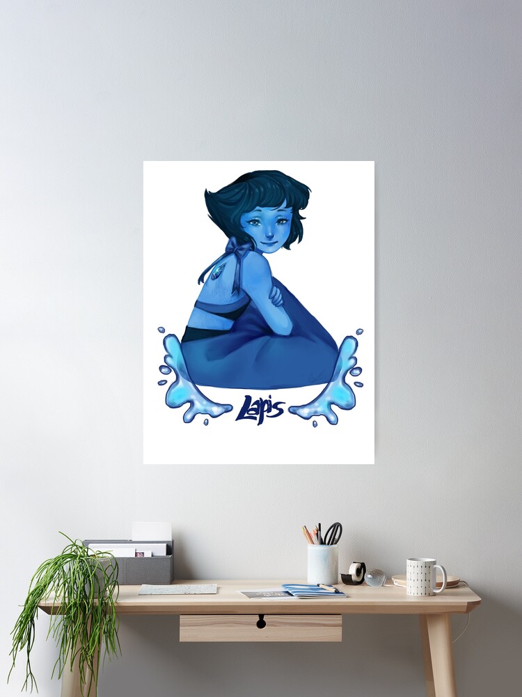 Pôster infográfico: Lapis Lazuli, de Steven Universe on Behance