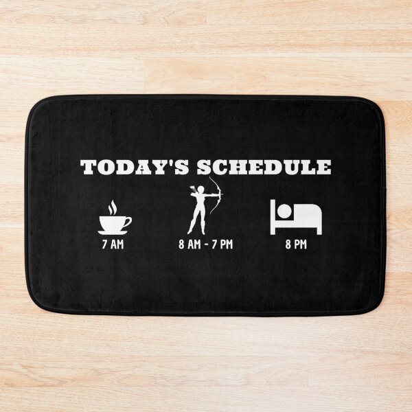 Item preview, Today's Schedule Coffee And Archery designed and sold by 24FAHSION.