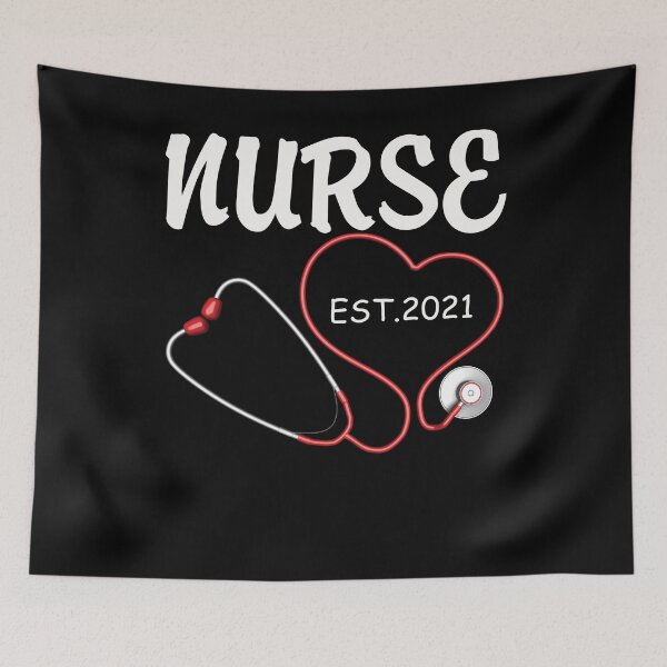Item preview, Nurse Est 2021 RN Nursing School Graduation Graduate  designed and sold by elisamarez97.
