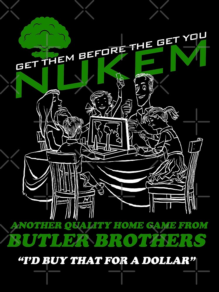 "Butler Brothers Home Game Nukem" Poster for Sale by McPod Redbubble