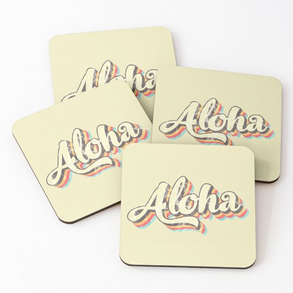 Item preview, Aloha Typography Sticker designed and sold by Skwiquer.