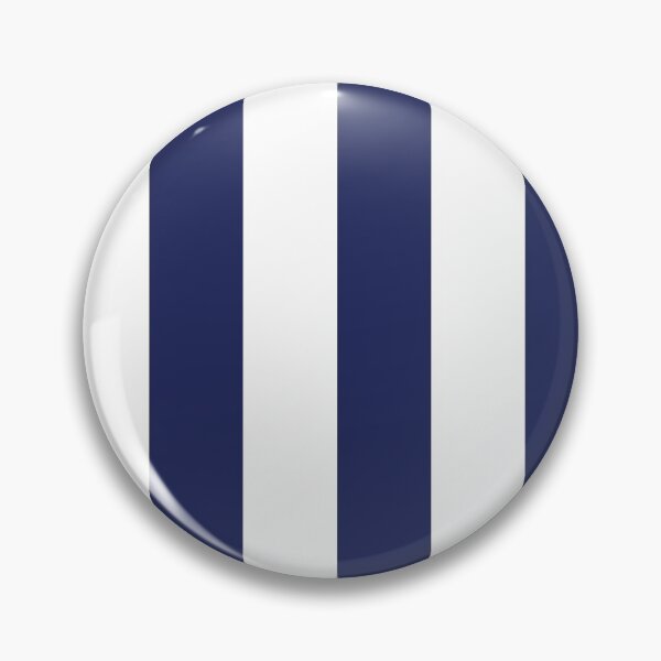 Item preview, Navy Blue and White Stripes, Vertical Awning Stripes designed and sold by Amy Brinkman.