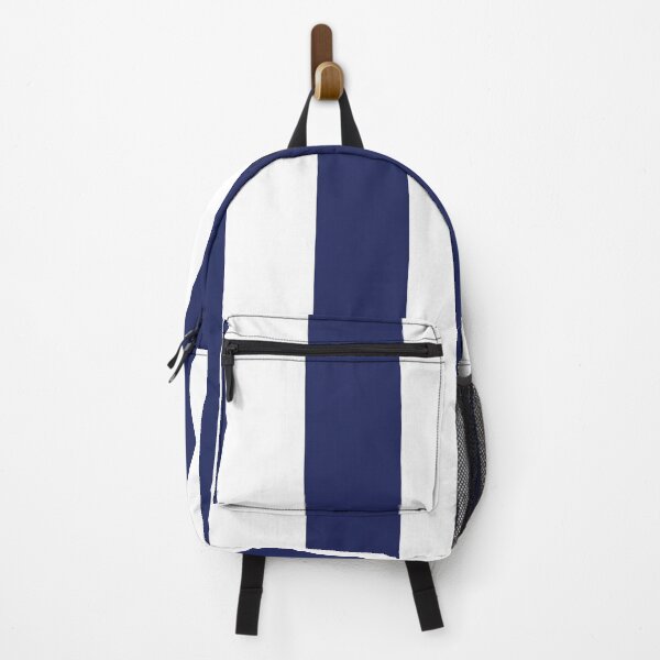 Item preview, Navy Blue and White Stripes, Vertical Awning Stripes designed and sold by Amy Brinkman.
