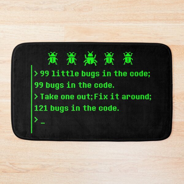 Item preview, 99 Little Bugs In The Code (Dark) designed and sold by the-krisney-way.