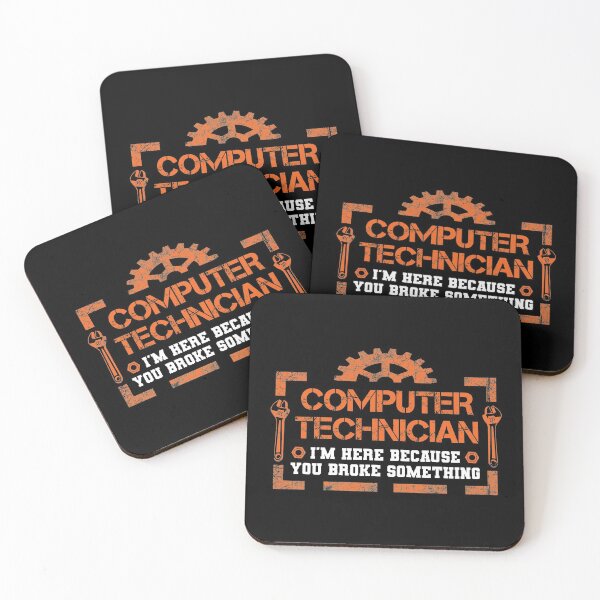 Item preview, Computer technician designed and sold by Orange Pieces.