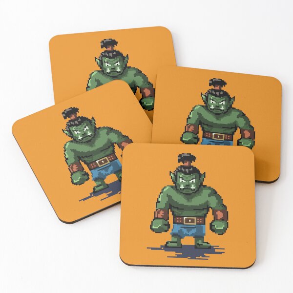 Item preview, Orc Pixel warrior designed and sold by patricioguerra.