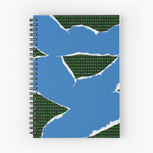 Item preview, Torn Through Code (Blue) designed and sold by the-krisney-way.