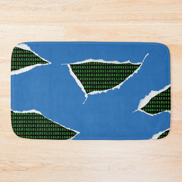 Item preview, Torn Through Code (Blue) designed and sold by the-krisney-way.