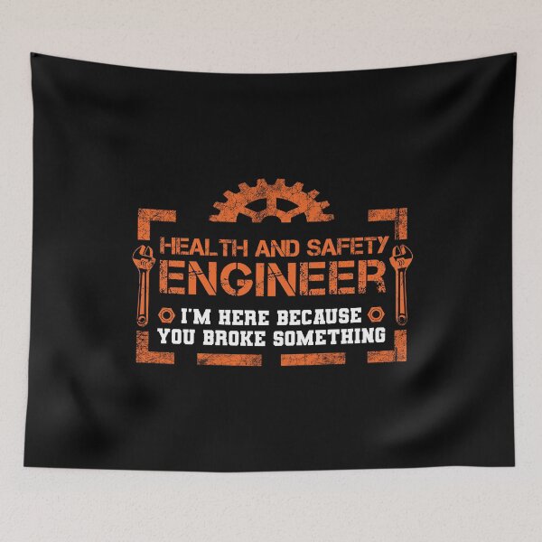 Item preview, Health and safety engineer designed and sold by Orange Pieces.
