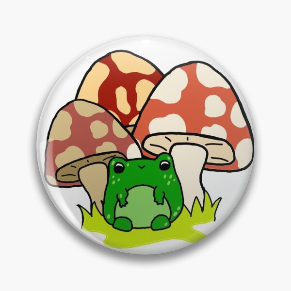Item preview, Frog in Mushroom Forest designed and sold by AcaplaDesigns.