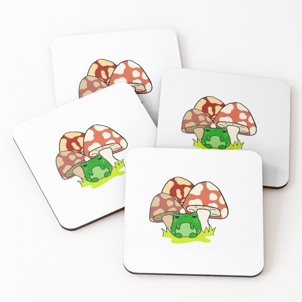 Item preview, Frog in Mushroom Forest designed and sold by AcaplaDesigns.