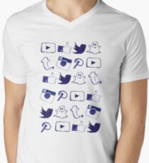 Social Men's V-Neck T-Shirt