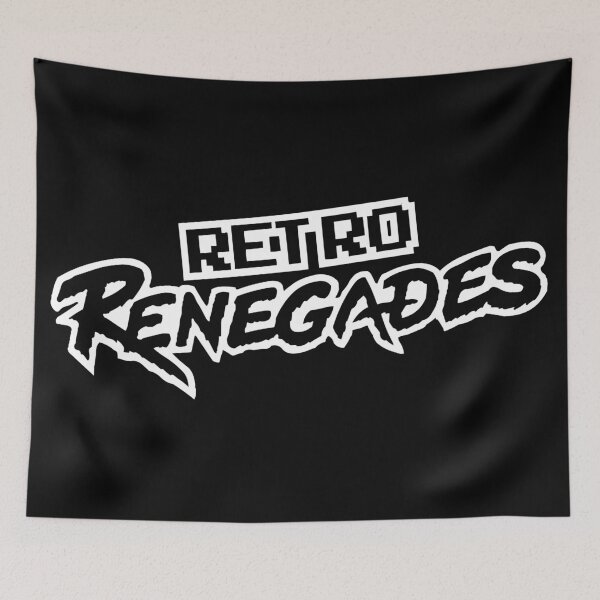 Item preview, Retro Renegades (outline) designed and sold by Graphic God.