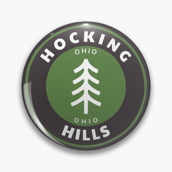 Item preview, Hocking Hills Ohio - OH Forest Badge with a Tree designed and sold by palmettodigital.