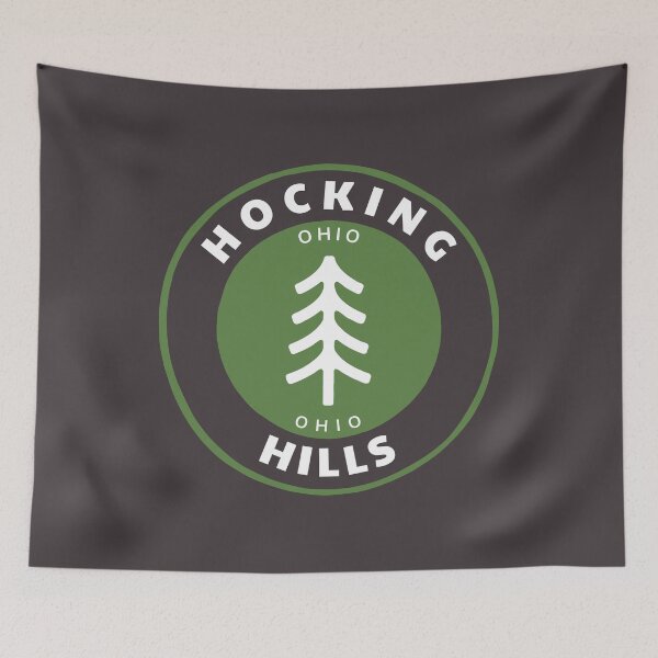 Item preview, Hocking Hills Ohio - OH Forest Badge with a Tree designed and sold by palmettodigital.