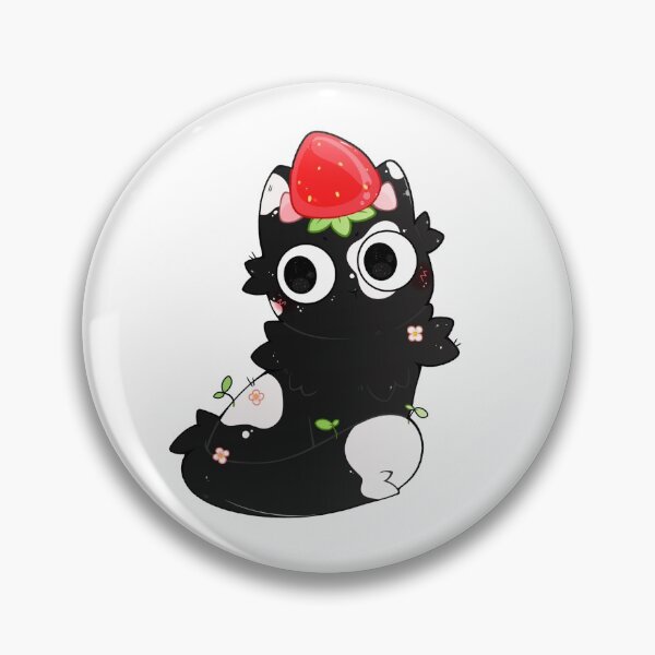 Item preview, Cat-w-Strawberry-Hat! designed and sold by Moka-Space.