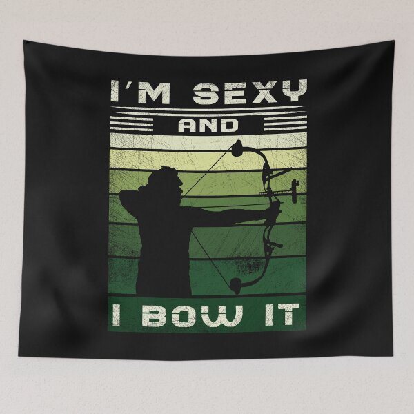 Item preview, Vintage Bow Shooting Retro Archery Bowman Toxophilite Sexy Archer designed and sold by TheAplus.