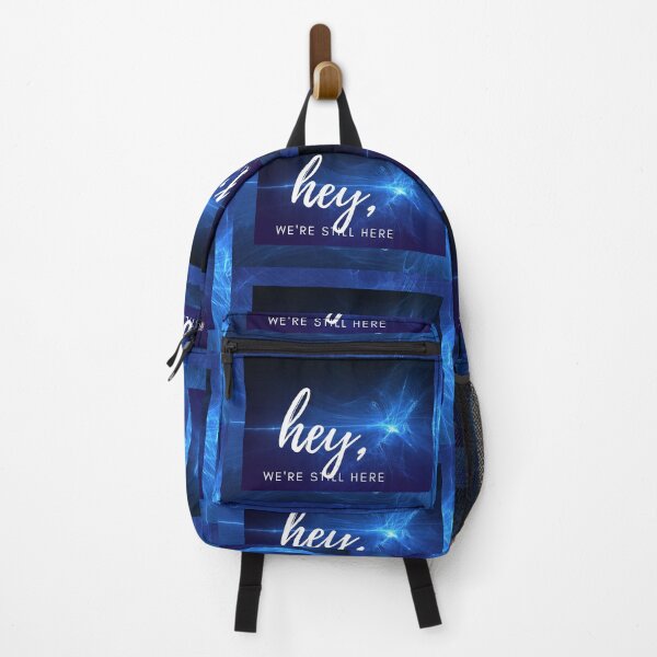 Item preview, Still here print with blue and black background. designed and sold by TekakuArt.