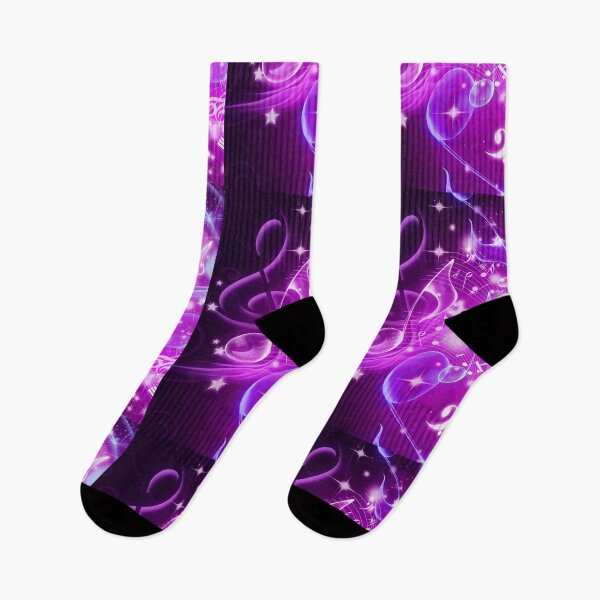 Item preview, Purple Music Note Melody designed and sold by LeHongTien.