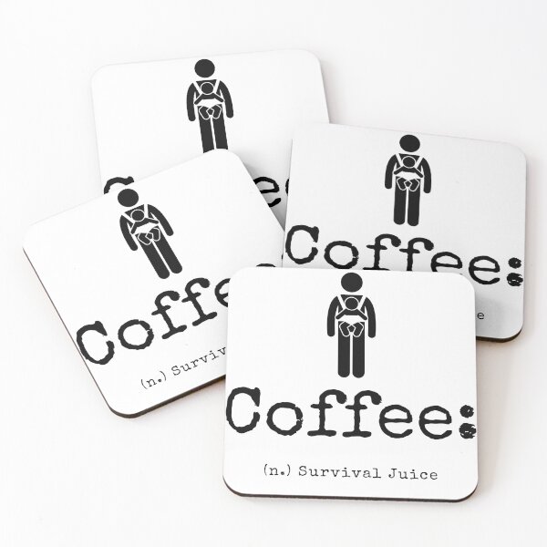 Item preview, Survival Juice - Dad - Baby Wearing - Coffee Parenting Tee-Shirt.  designed and sold by James Cruickshank.