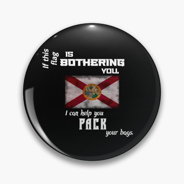 Item preview, Floridian flag - pack your bags designed and sold by 2Girls1Shirt.