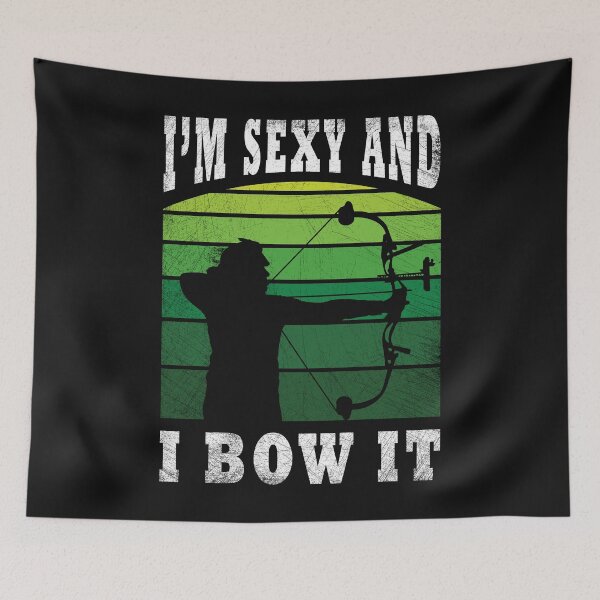 Item preview, Vintage Bow Shooting Retro Archery Bowman Toxophilite Sexy Archer designed and sold by TheAplus.