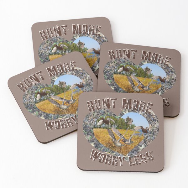Item preview, Hunt More, Worry Less Duck Hunting Design designed and sold by LifeCrush.
